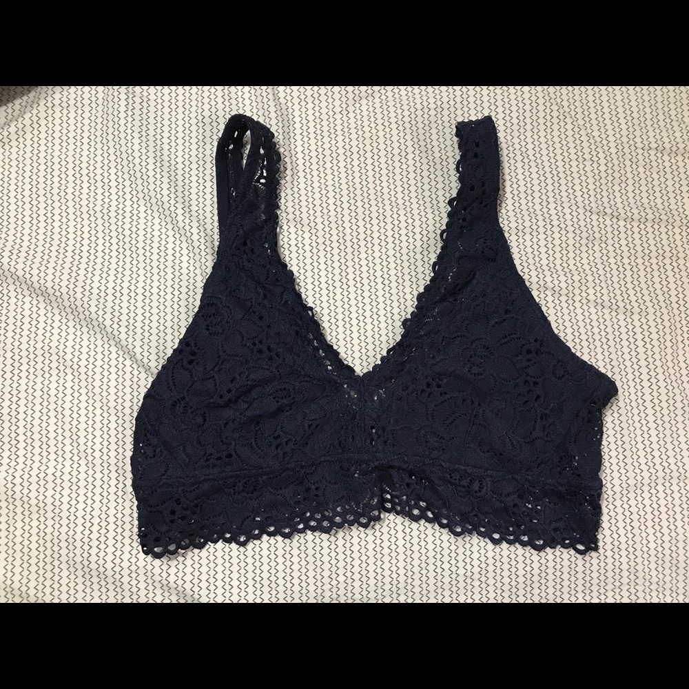 Navy blue bralette from Aerie by American Eagle